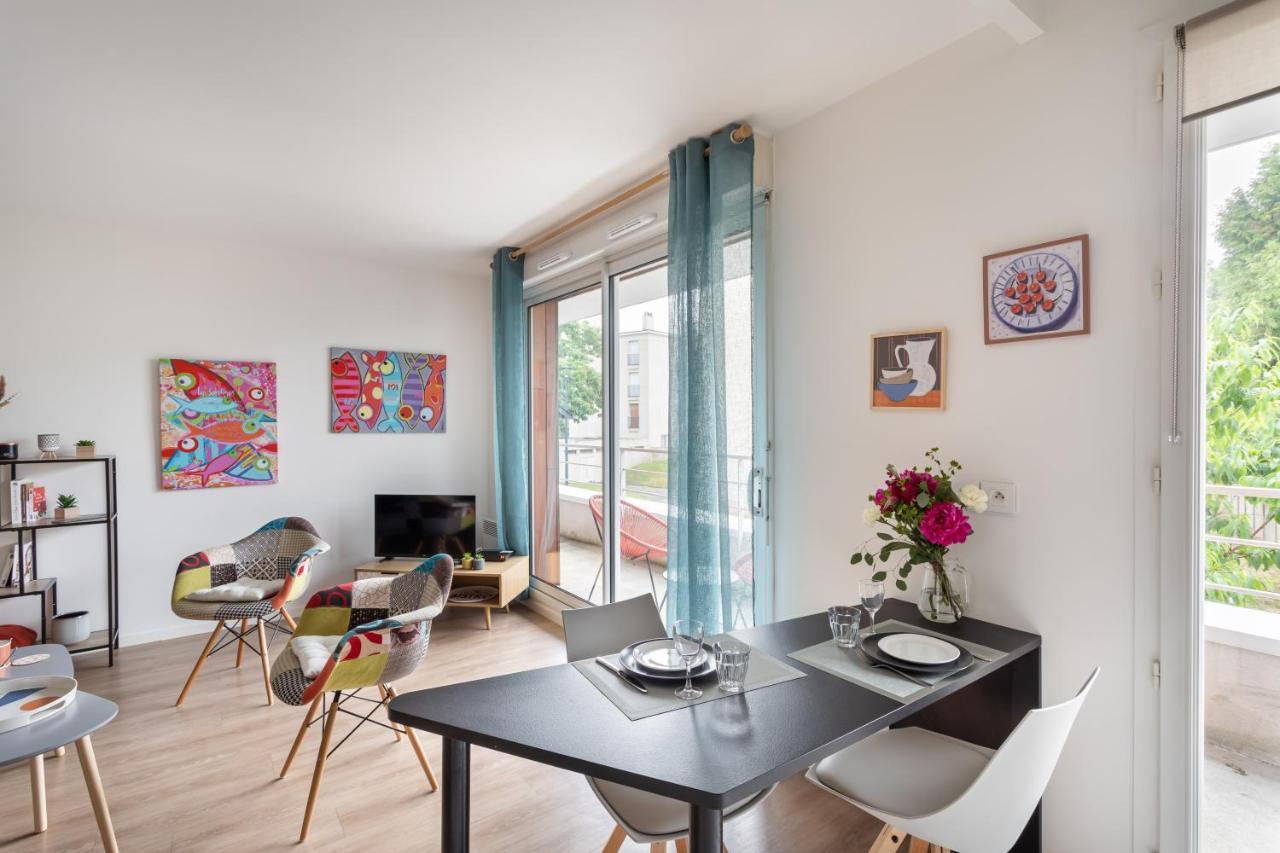 Ferienwohnung Bahibe - Balcon Et Parking Au Calme Proche Gare Rennes Exterior foto
